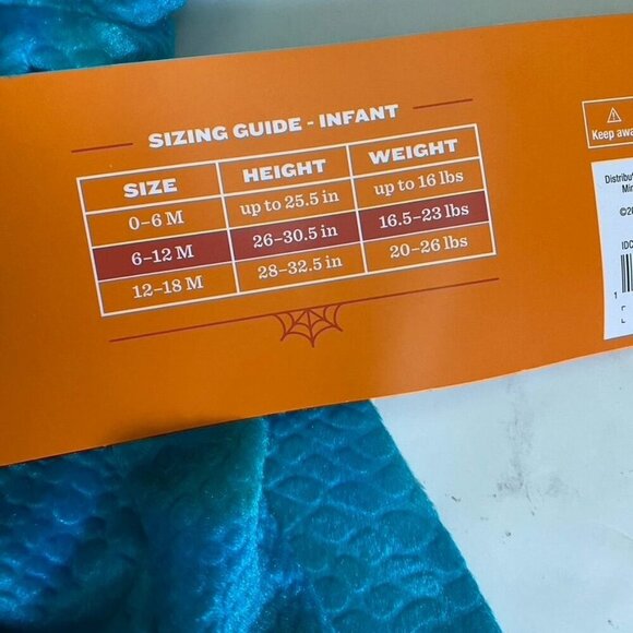 Target Infant Halloween Costume Plush Pullover Top Triceratops 6-12M Hyde & EEK! - Picture 4 of 7